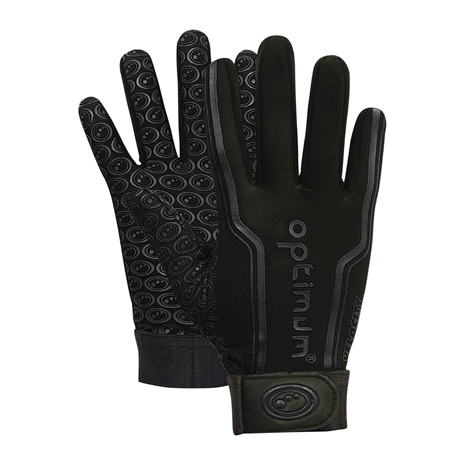 Optimum Velocity Full Finger Gloves Black - Pair