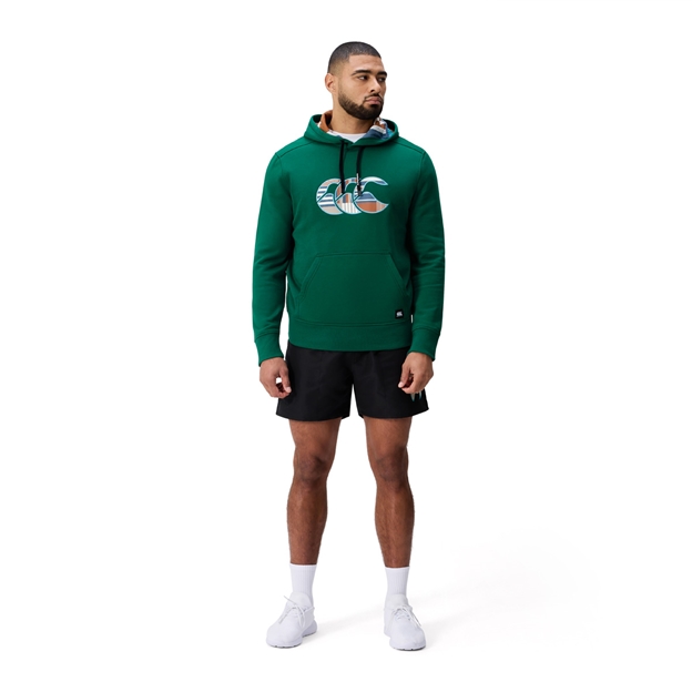 Canterbury Mens Uglies Hoodie Green - Model
