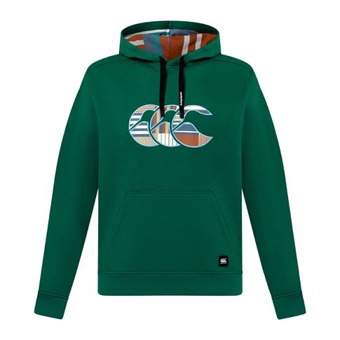 Canterbury Mens Uglies Hoodie Green - Front View