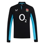 England Mens Away Classic Long Sleeve Rugby Shirt 25/26 Black - Front 