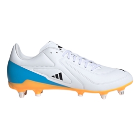 adidas Adults RS-15 Soft Ground Rugby Boots White - Outstep View