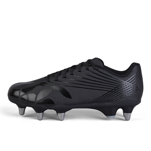 Canterbury Adults Stampede Team Soft Ground Rugby Boots - Black