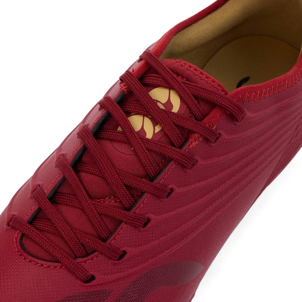 Canterbury Stampede Adult Pro SG Rugby Boots Red - Lacing