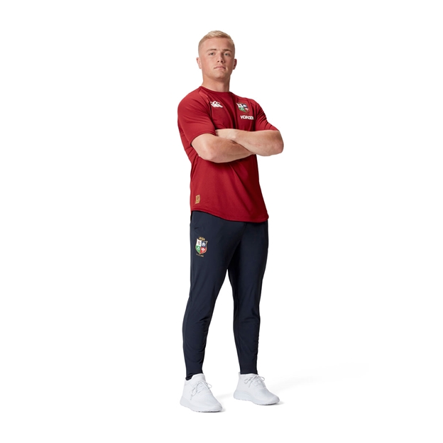 British and Irish Lions Mens Everest Pant - Navy - Model Front Side