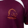 Brisbane Broncos Mens Supporter Shirt 2025 Maroon - Bronco 