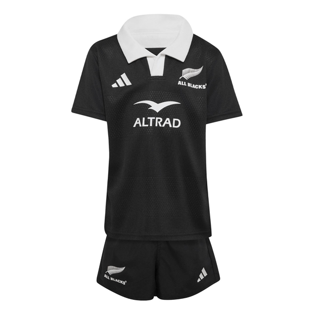 All Blacks Kids Rugby Kit 26/27 All Black - Front View