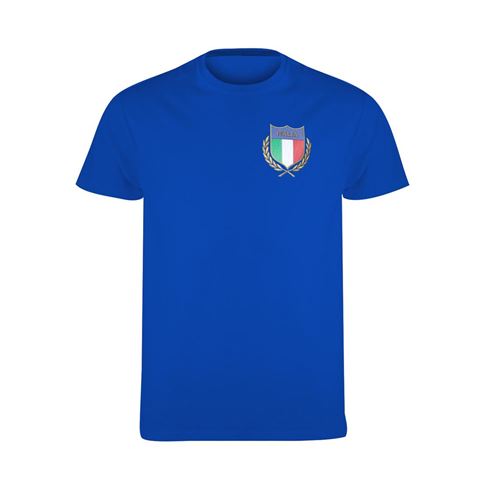 Italy Kids Classic Printed T-Shirt – Royal