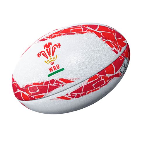 Gilbert Wales Supporters Rugby Ball - Front Gilbert Wales Supporters Rugby Ball - Front