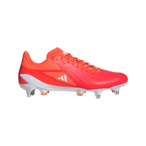 adidas Adults Adizero RS15 Ultimate Soft Ground Rugby Boots - Lucid Red