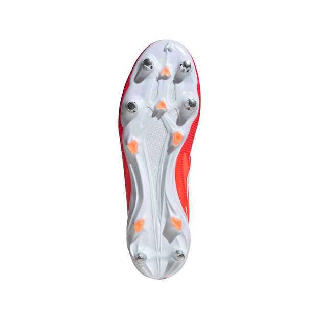 adidas Adults Adizero RS15 Ultimate Soft Ground Rugby Boots - Lucid Red