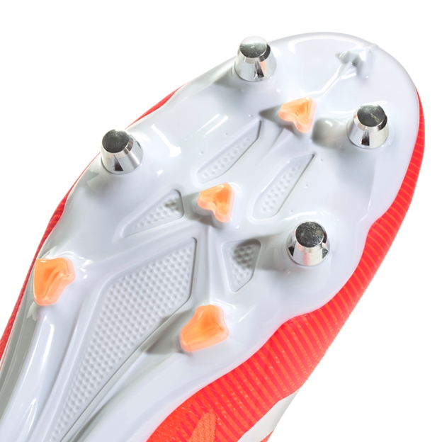 adidas Adults Adizero RS15 Ultimate Soft Ground Rugby Boots - Lucid Red