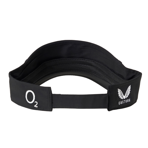 England Adults Team Visor 26/27 Castore Black - Back View