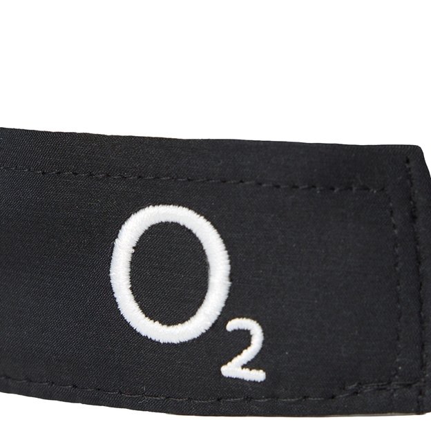 England Adults Team Visor 26/27 Castore Black - O2 Logo Close-up