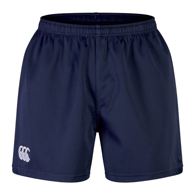 Canterbury Mens Polyester Professional Rugby Match Shorts 2.0  Navy - Front View