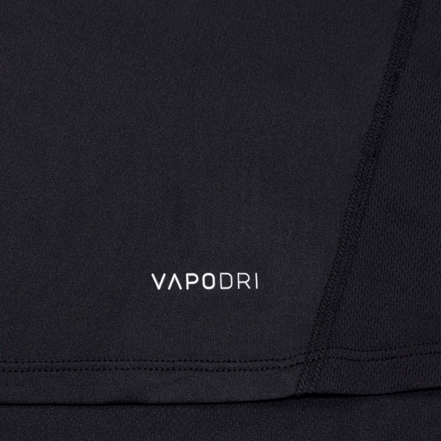 Canterbury Mens Logo Superlight T-Shirt Black/Grey - Vapodri Logo