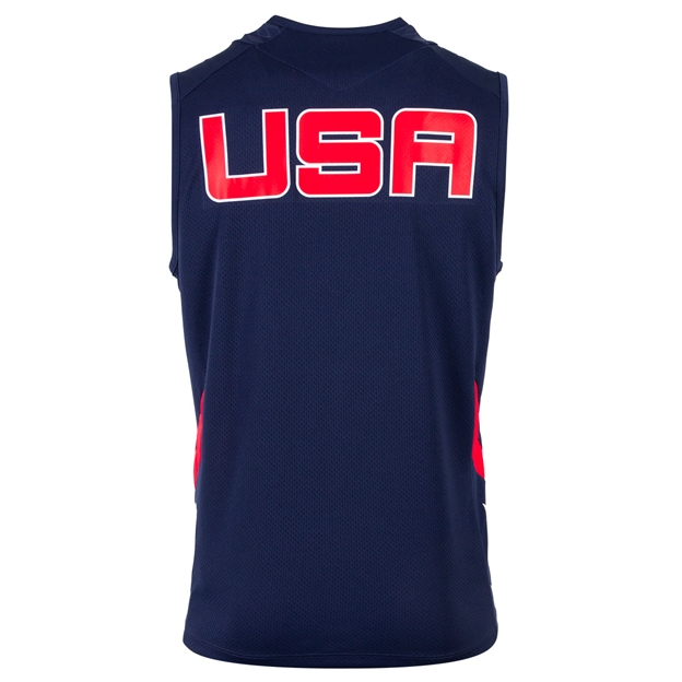 USA Mens Training Vest 2026 Navy - Back