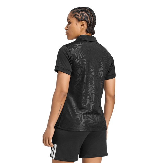 All Blacks Womens 'Greatest Rivalry' Home Rugby Shirt 26/27 All Black - Back View