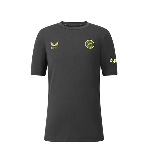 Bath Kids Off Pitch T-Shirt 26/27 Gunmetal - Front View