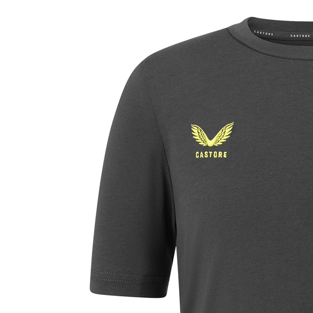 Bath Kids Off Pitch T-Shirt 26/27 Gunmetal - Castore Close-up