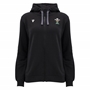 Wales Womens Travel Full Zip Hoodie - Black 2025 - Front 