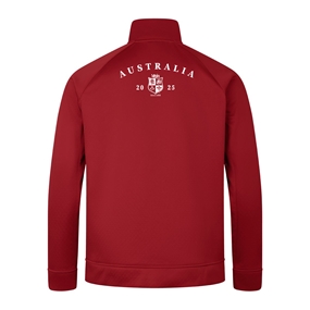 limited Edition British and Irish Lions Mens 1/4 Zip Fleece - Red