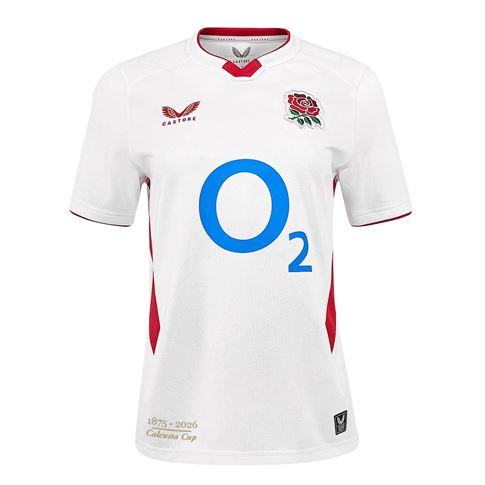England Womens Limited Edition Calcutta Cup Since 1879 Home Rugby Shirt 25/26 White - Front