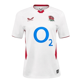 England Womens Home Rugby Shirt 25-26 - Front