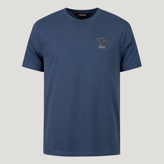 Australia 1899 Pure Cotton T-Shirt - Petrol Blue