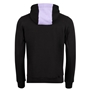 Gloucester Mens Travel Hoodie 25/26 Black Lilac - Back 