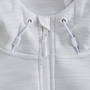Canterbury Mens Everest Full Zip Hoodie Bright White Marl - Zip Close-up 