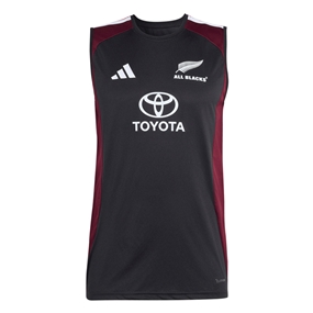 All Blacks Mens Training Vest 26/27 All Black - Front View