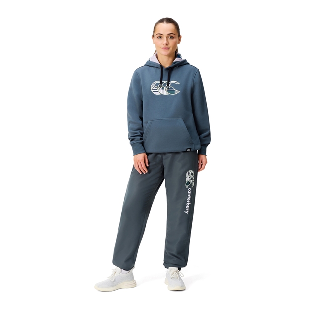 Canterbury Womens Uglies Hoodie Dark Slate Blue - Model View