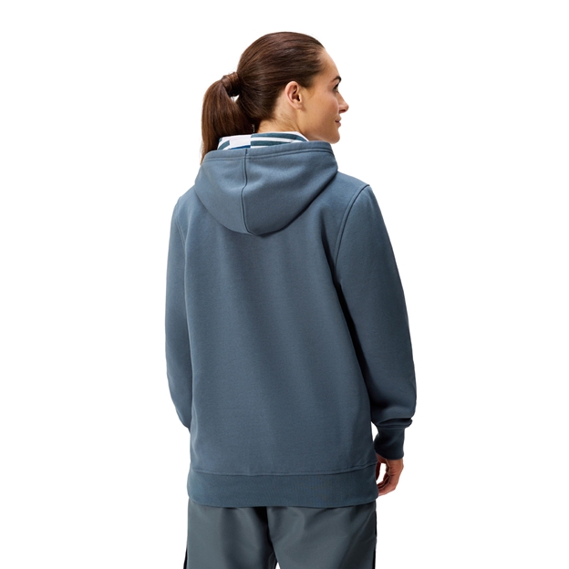 Canterbury Womens Uglies Hoodie Dark Slate Blue - Model Back View