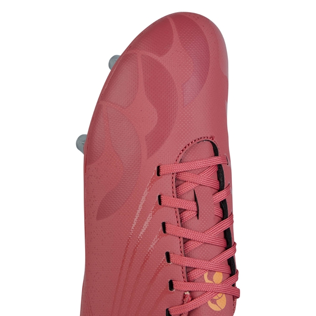 Canterbury Junior Stampede Team Soft Ground Rugby Boots Orange - Toe