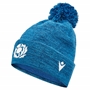 Scotland Adults Pom Pom Beanie - Navy Melange 2025 - Front 