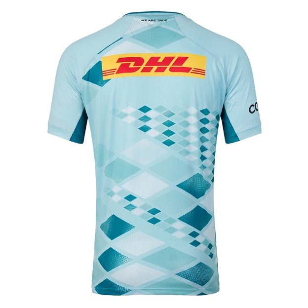 Harlequins Mens Away Rugby Shirt 26/27 - Sea Angel