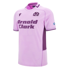 Scotland Mens Away Rugby Shirt 25/26 Purple - Front