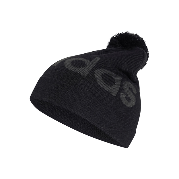 All Blacks Adults Bobble Beanie 26/27 All Black - Front View