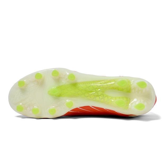 Canterbury Adults Speed Falcon Elite Firm Ground Rugby Boots Orange - Soleplate View