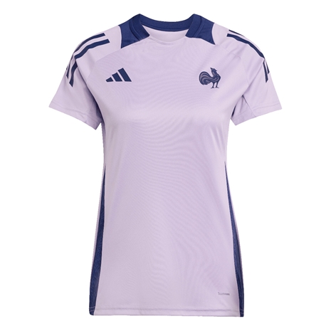 France Womens Performance Tee 25/26 Purple - Front