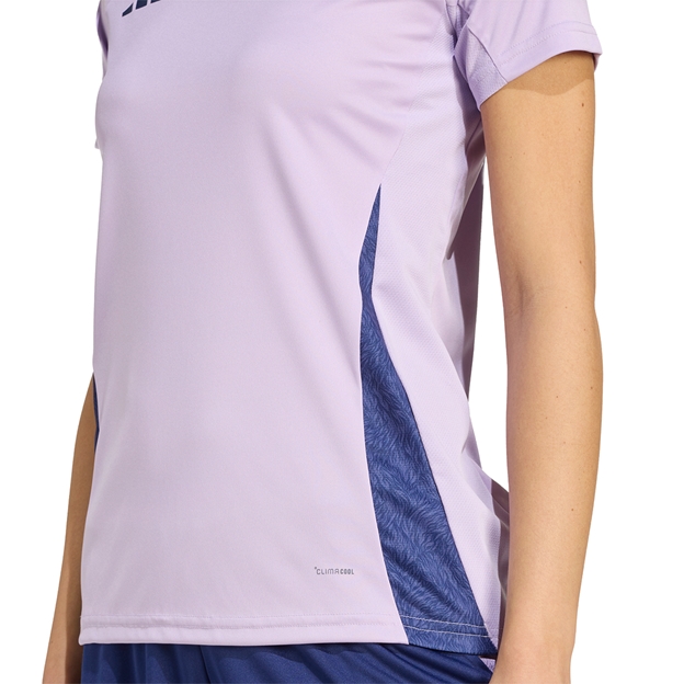 France Womens Performance Tee 25/26 Purple - Climacool