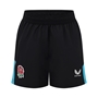 England Kids Away Rugby Shorts 25/26 Black - Front 