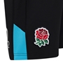 England Kids Away Rugby Shorts 25/26 Black - RFU Rose 