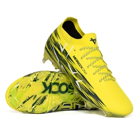 Oxen Adults Metasock Firm Ground Rugby Boots Yellow Flare - Front