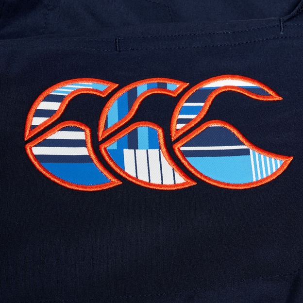 Canterbury kids Uglies Tactic Shorts Navy - Uglies Logo Embroidery Close-up