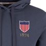 R1823 USA 1874 Hoodie - Petrol Blue 