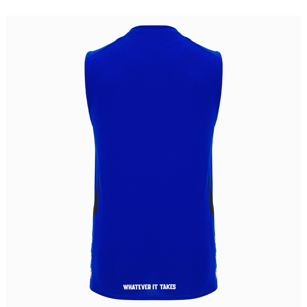 Glasgow Warriors Kids Training Vest 25/26 - Electric Blue/Black - Back