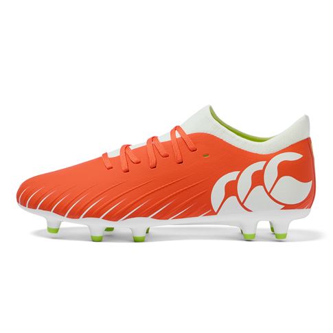Canterbury Adults Speed Falcon Pro Firm Ground Rugby Boots Orange - Outstep