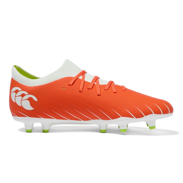 Canterbury Adults Speed Falcon Pro Firm Ground Rugby Boots Orange - Instep