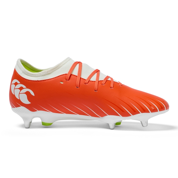 Canterbury Adults Speed Falcon Team Soft Ground Rugby Boots Orange - Instep